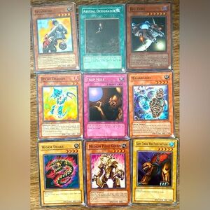 9 YuGiOh Cards Collection